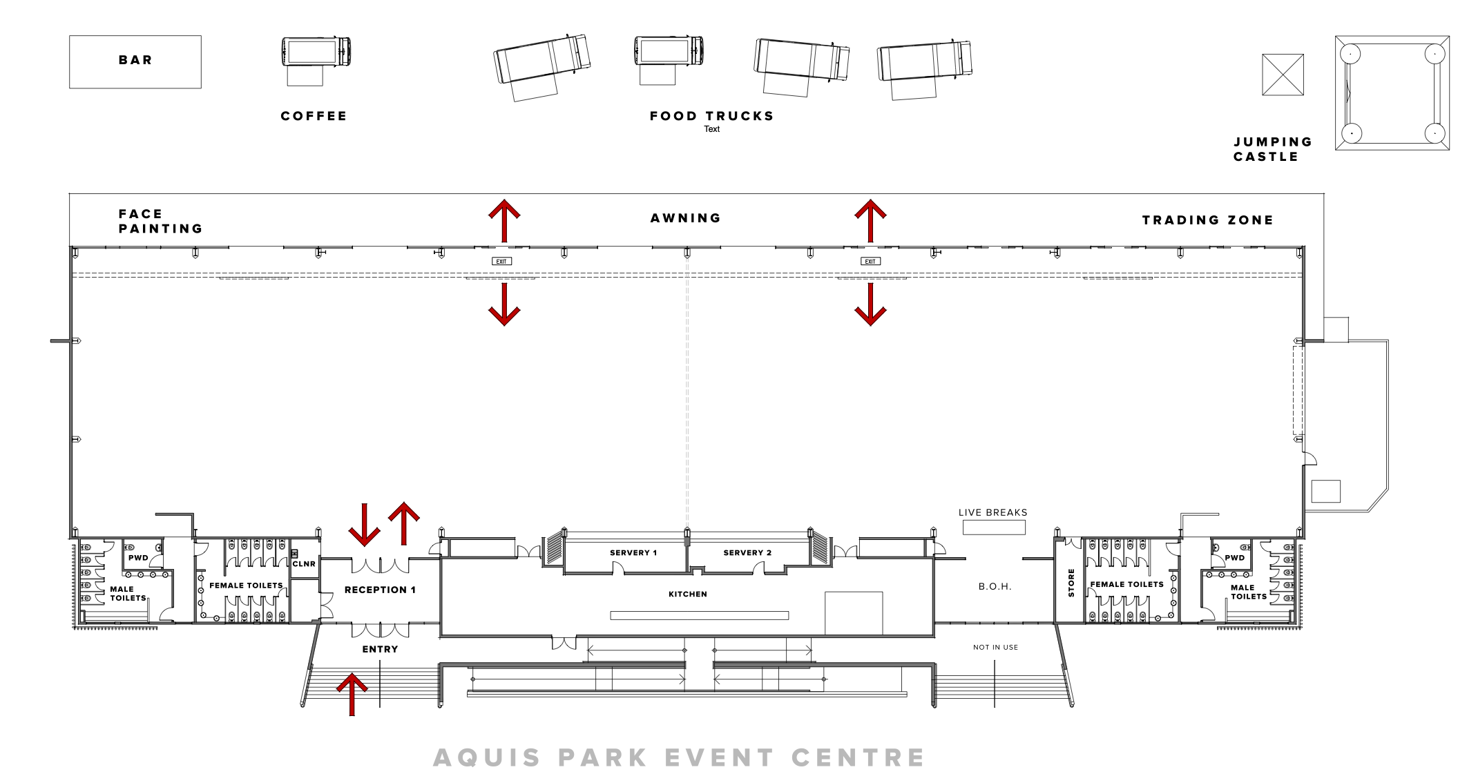 Gold Coast vendor floor plan